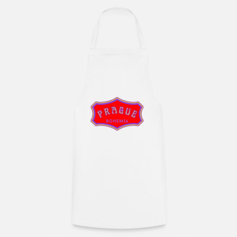 Prague - Tablier de cuisine - blanc