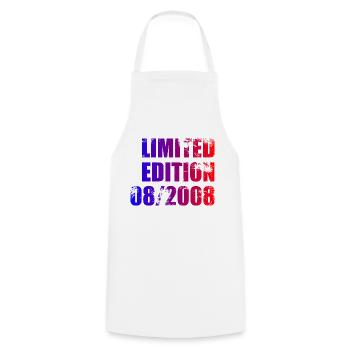16e anniversaire Edition limitée 08/2008 - Tablier de cuisine - blanc - Devant - AI Model Male 185 dark (185cm)