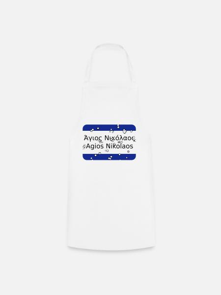 MG Agios Nikolaos - Cooking Apron - white