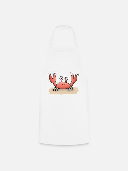 Krabbe Krababbel - Kochschürze - Weiß