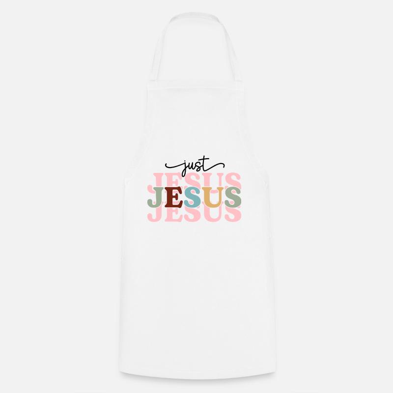 seul Jésus - Tablier de cuisine - blanc
