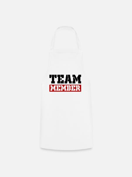 Team Mitglied - Kochschürze - Weiß