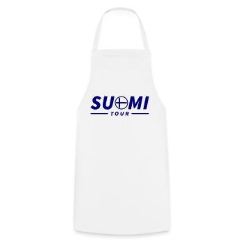 Suomi Tour Finlande - Tablier de cuisine - blanc - Devant - AI Model Male 185 dark (185cm)