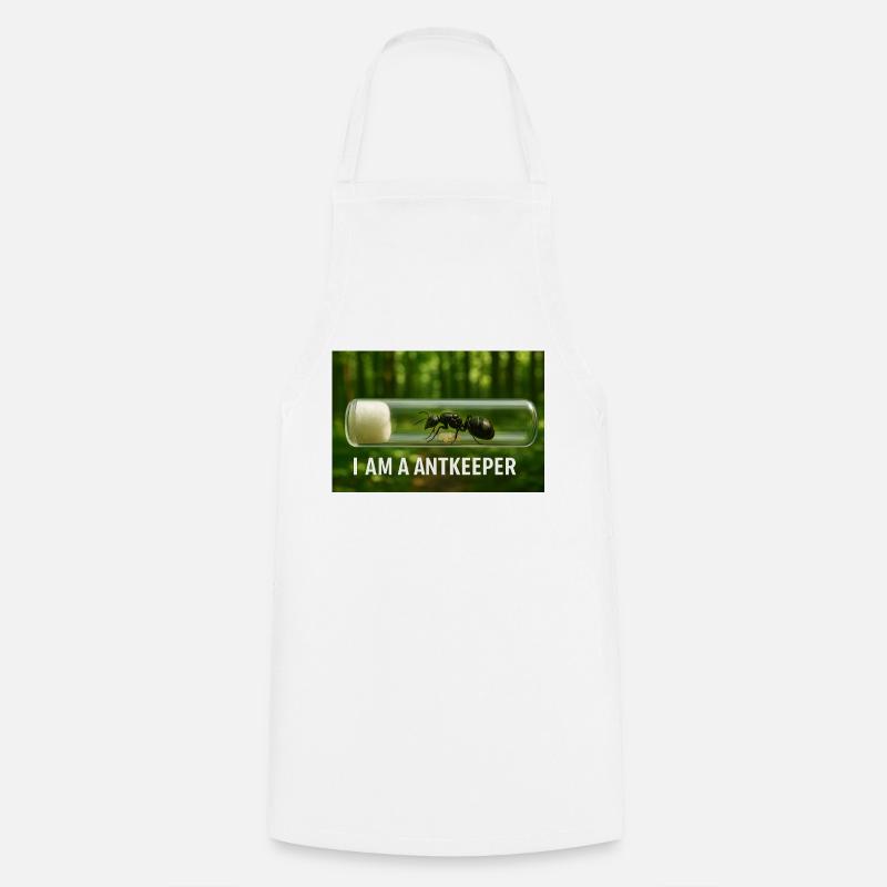 I am a Antkeeper - Cooking Apron - white