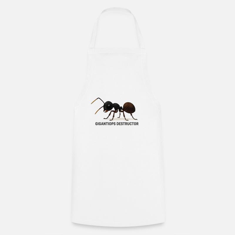 Gigantiops destructor - Cooking Apron - white