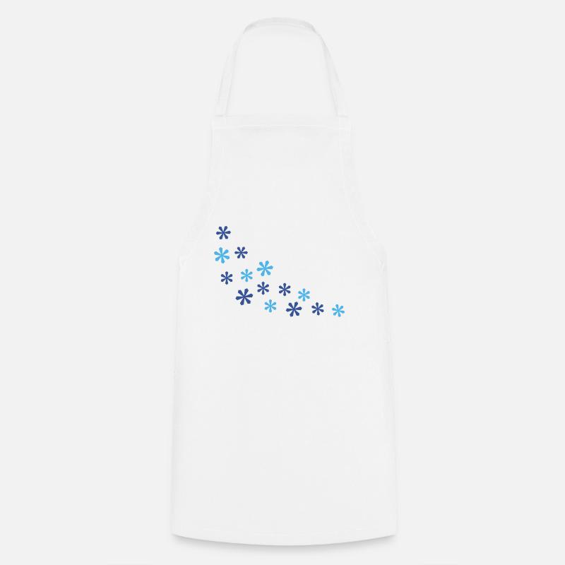 Schneeflocken - Cooking Apron - white