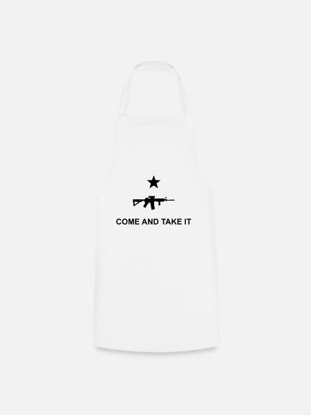 come and take it - Kochschürze - Weiß