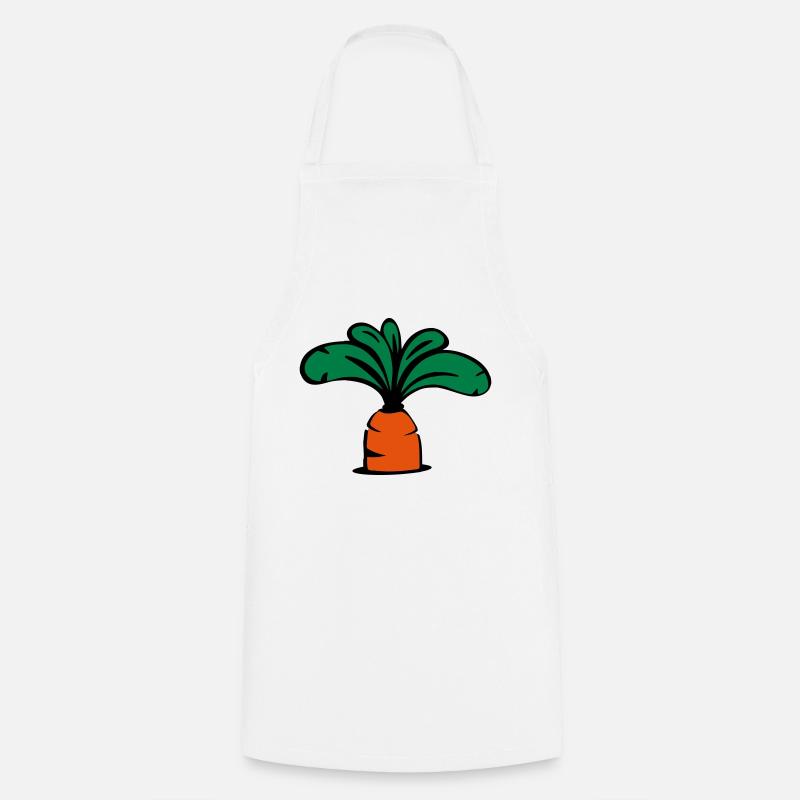 Carrot icon - Cooking Apron - white