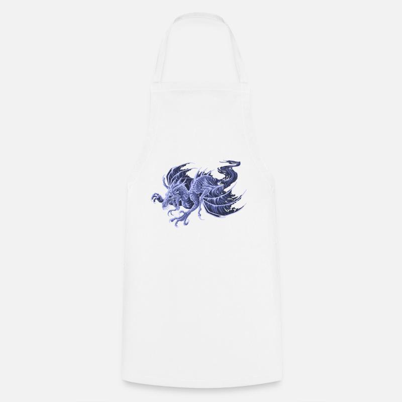 Esprit de dragon - Tablier de cuisine - blanc