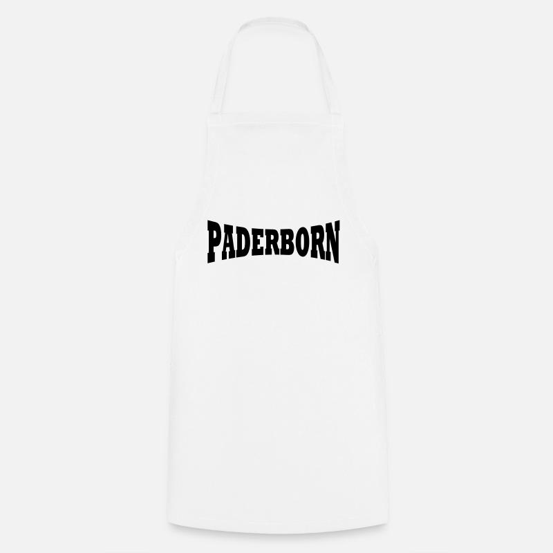 Lettrage Paderborn - Tablier de cuisine - blanc