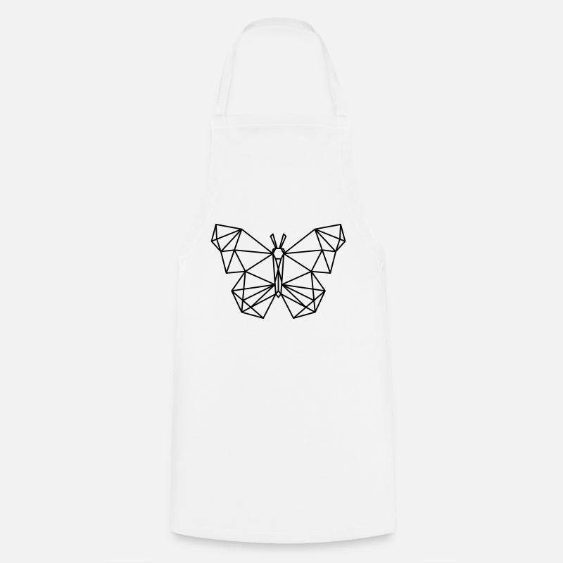 butterfly - Cooking Apron - white