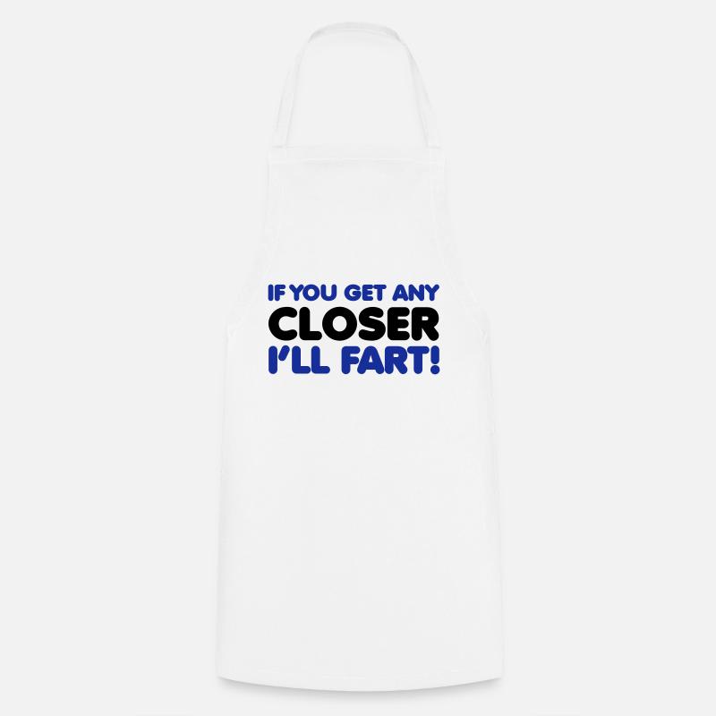 Fart - Cooking Apron - white