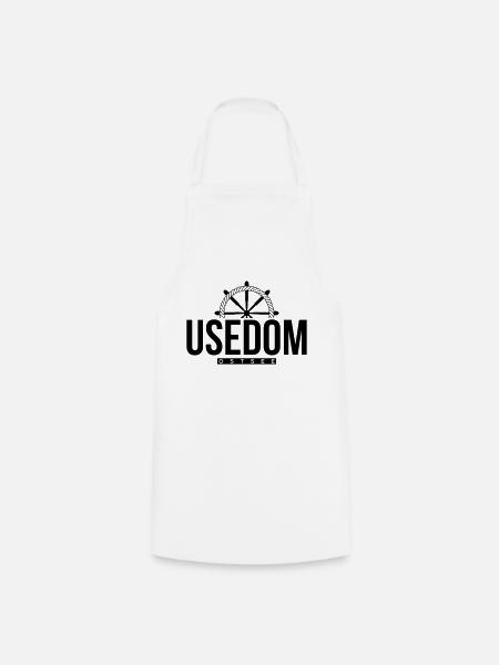 Usedom - Kochschürze - Weiß