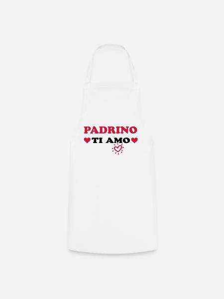 Padrino ti amo - Kochschürze - Weiß