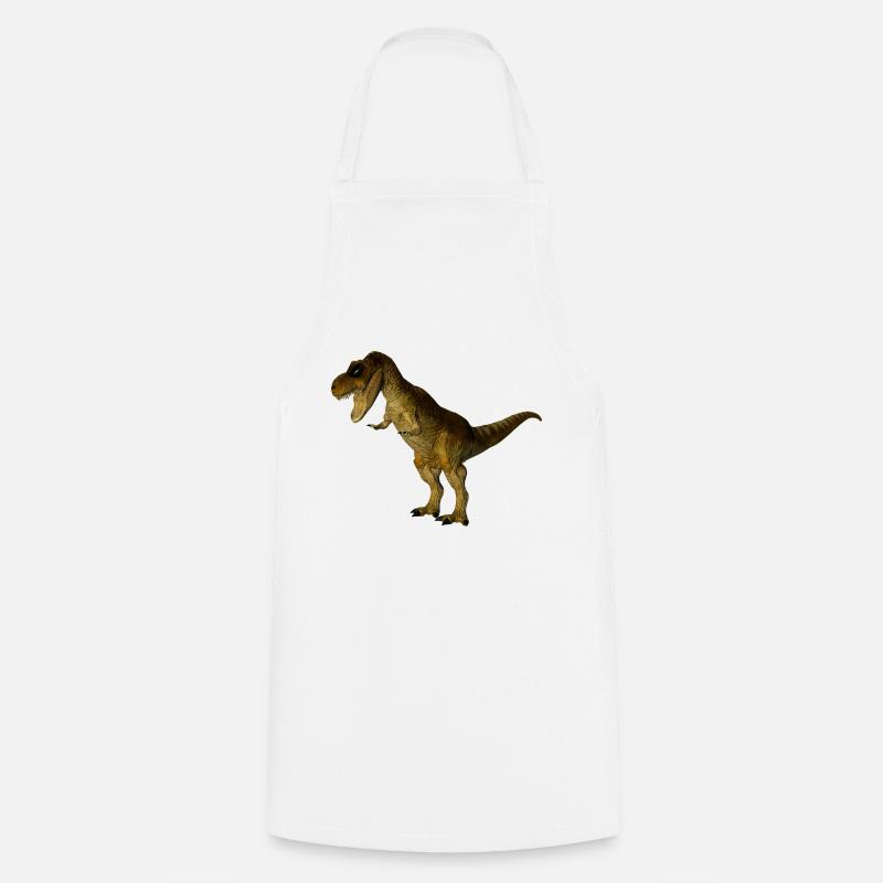 Dinosaurier - Kochschürze - Weiß