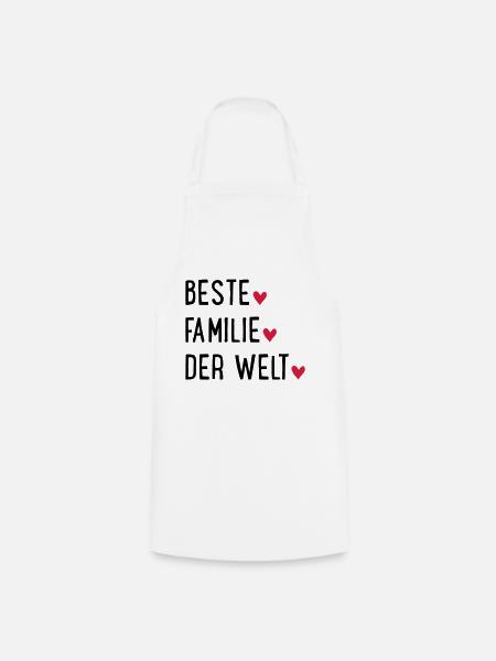 BESTE FAMILIE - Kochschürze - Weiß