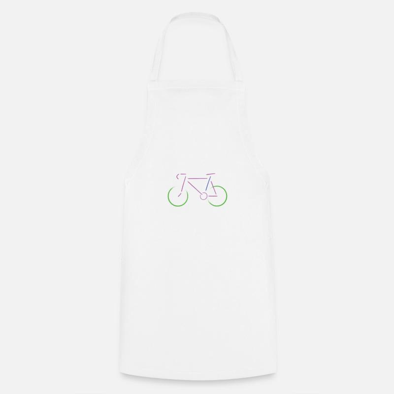 Bicyclepaint - Tablier de cuisine - blanc