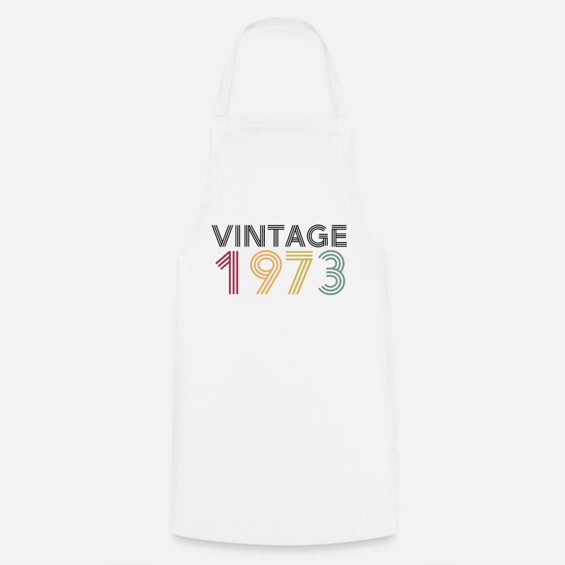 Millésime 1973 - Tablier de cuisine - blanc