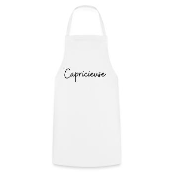 capricieuse idée cadeau - Tablier de cuisine - blanc - Devant - AI Model Male 185 dark (185cm)