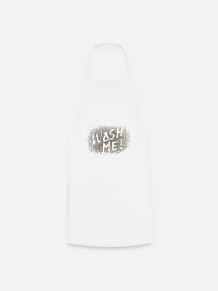 Wash Me - Kochschürze - Weiß
