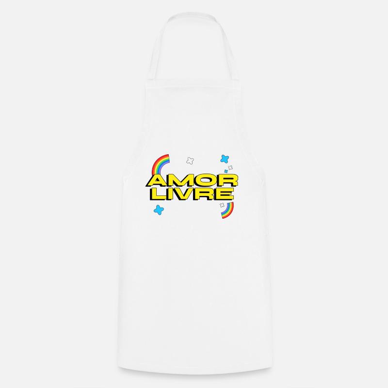 Amor Livre Pride - Cooking Apron - white