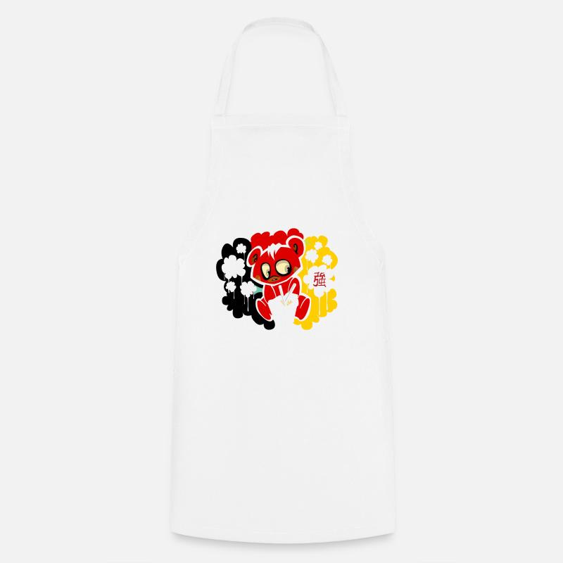 Bär - Kochschürze - Weiß