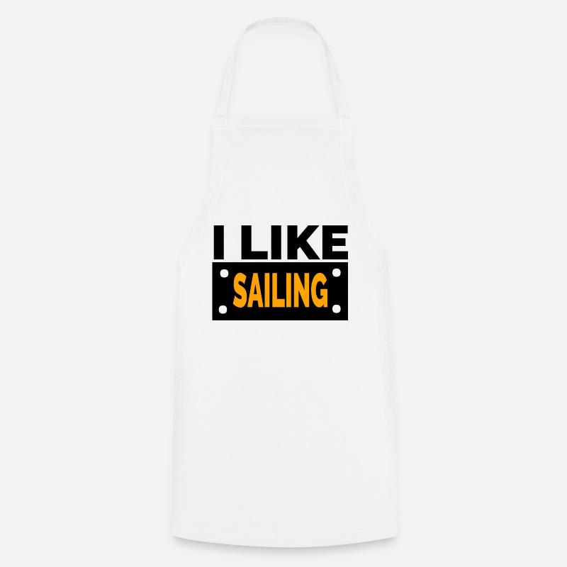 Voile - Tablier de cuisine - blanc