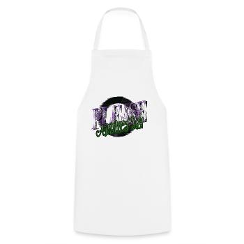 Awesome Abduction Science Fiction Humour Aliens - Tablier de cuisine - blanc - Devant - AI Model Male 185 dark (185cm)