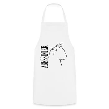 Abyssinian Profile Cats Cat Wilsigns - Cooking Apron - white - Front - AI Model Male 185 dark (185cm)
