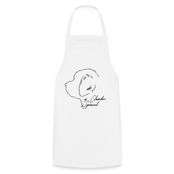 Clumber Spaniel Profile Dogs Dog Wilsigns - Cooking Apron - white - Front - AI Model Male 185 dark (185cm)
