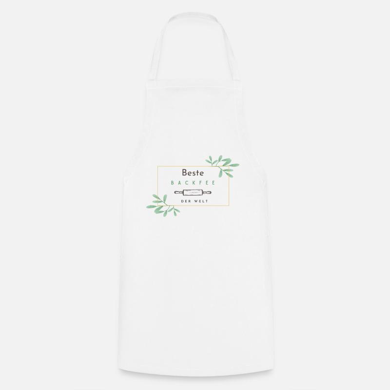 Geschenk für Backfee - Kochschürze - Weiß