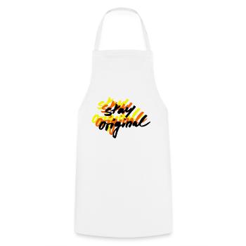 Restez Original Enterrement de vie de garçon Punk - Tablier de cuisine - blanc - Devant - AI Model Male 185 dark (185cm)