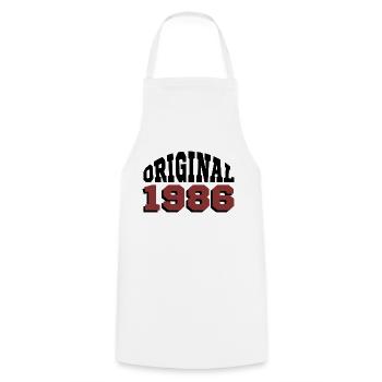 Original 1986 - Tablier de cuisine - blanc - Devant - AI Model Male 185 dark (185cm)