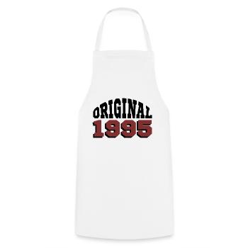 Original 1995 - Tablier de cuisine - blanc - Devant - AI Model Male 185 dark (185cm)