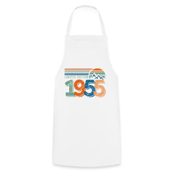 Limited edition 1955 - Tablier de cuisine - blanc - Devant - AI Model Male 185 dark (185cm)
