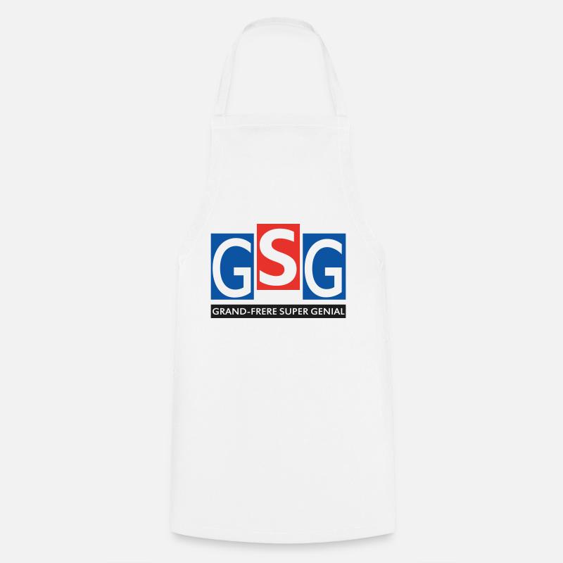 BIG BROTHER super awesome - Cooking Apron - white