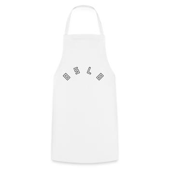Oslo - Tablier de cuisine - blanc - Devant - AI Model Male 185 dark (185cm)