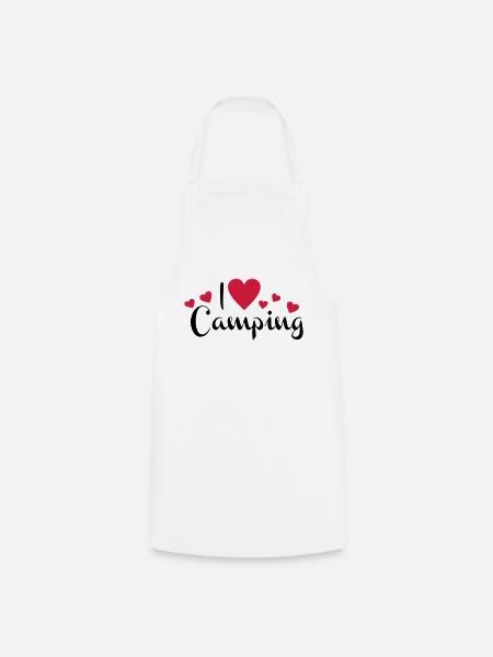 camping - Kochschürze - Weiß