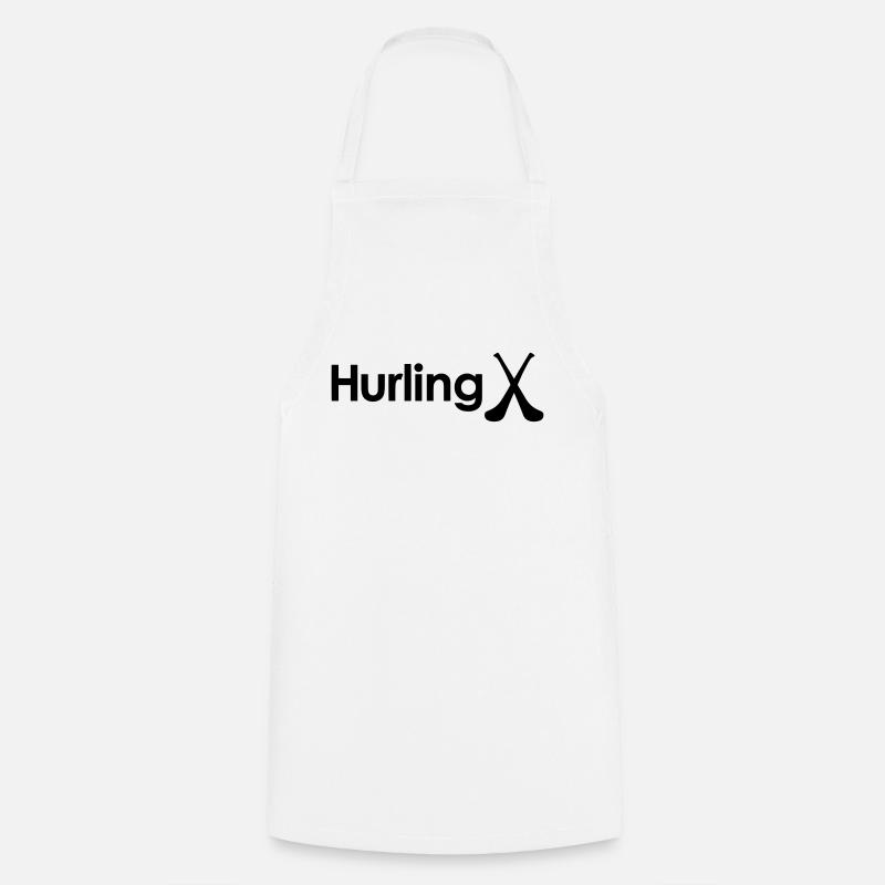 Hurling - Cooking Apron - white