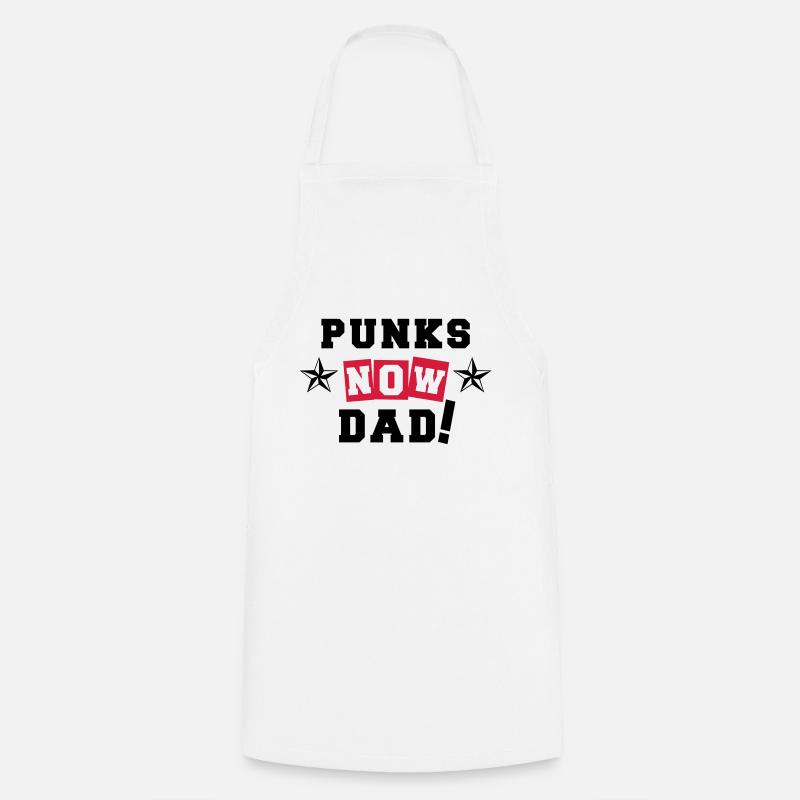 Punks Now Dad! - Kochschürze - Weiß