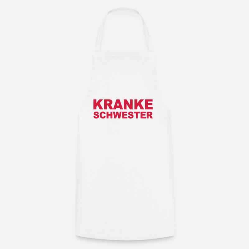 Krankenschwester - Kochschürze - Weiß