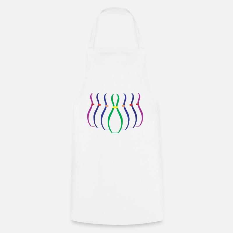 Bowling Bowling Pins - Tablier de cuisine - blanc