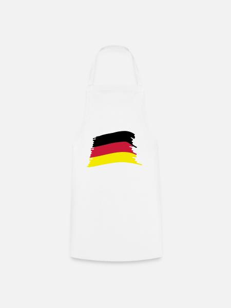 '-Flagge - Kochschürze - Weiß