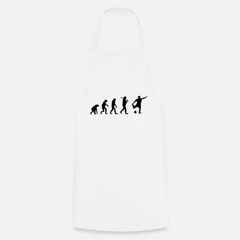 Evolution football - Tablier de cuisine - blanc