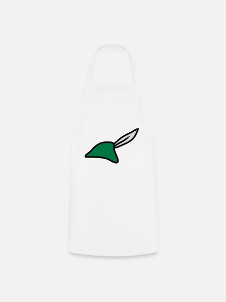 Robin Hood Hat - Kochschürze - Weiß