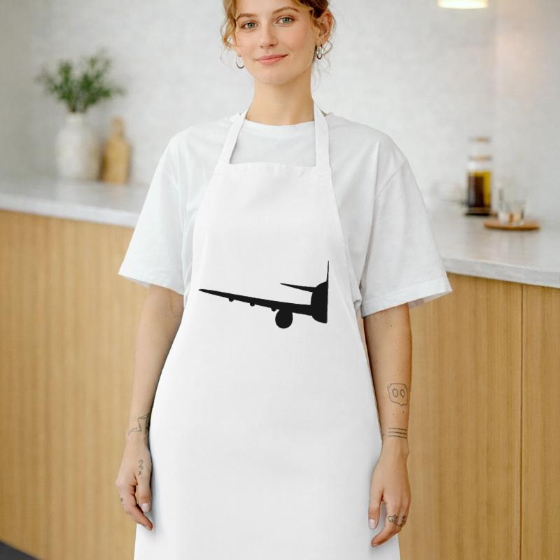 Half half split front front airplane fly pilot mac Cooking Apron