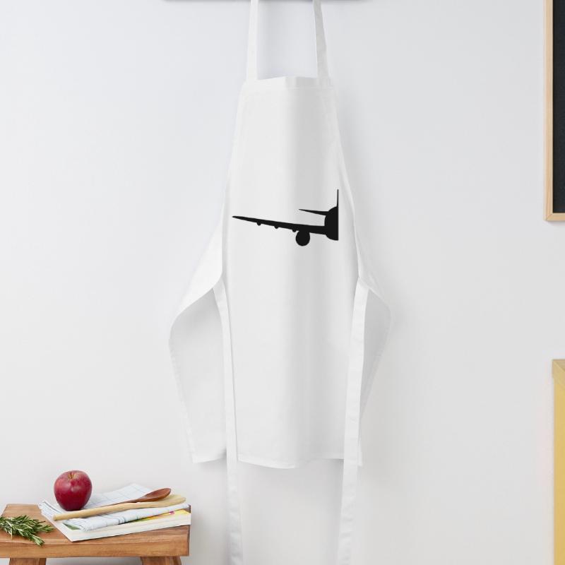 Half half split front front airplane fly pilot mac Cooking Apron