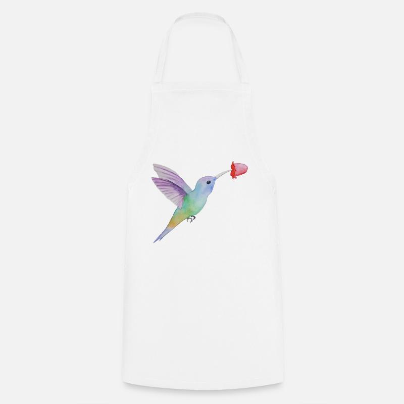 humming-bird - Cooking Apron - white