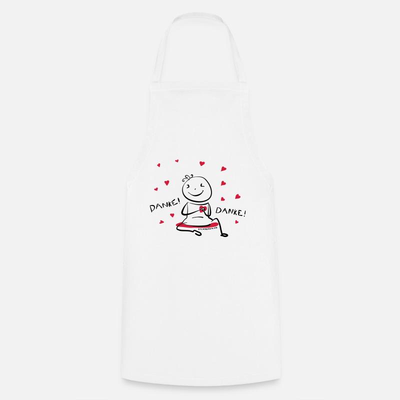 Merci! - Tablier de cuisine - blanc