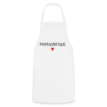 mamagnifique (mama magnifique) - Tablier de cuisine - blanc - Devant - AI Model Male 185 dark (185cm)